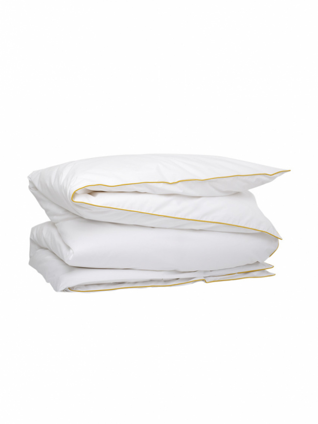 Mille Notti Duvet Cover Allegro EKO White/Yellow