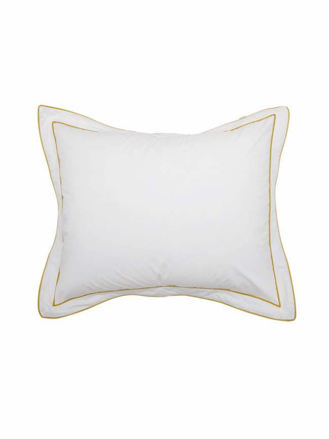 Mille Notti Pillowcase Allegro EKO White/Yellow
