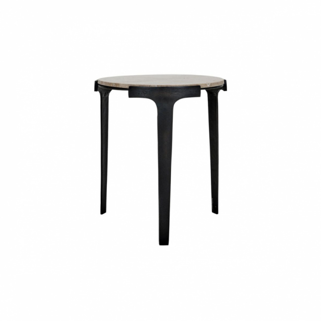 House Doctor Bedside Table Travertine