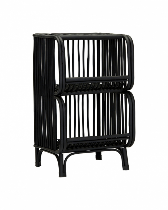 House Doctor Bedside Table Shelf Black