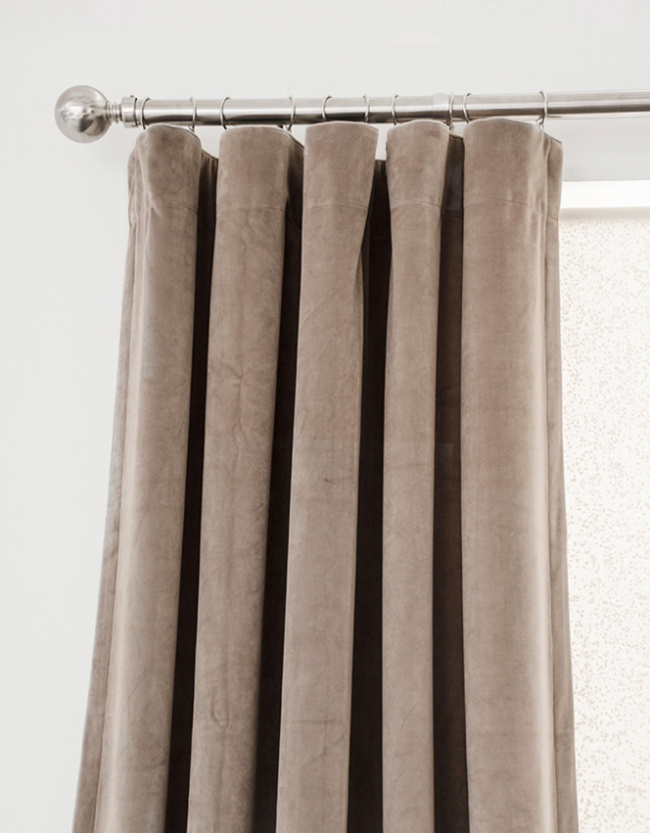 Hasta Samettiverho Ljuva Beige