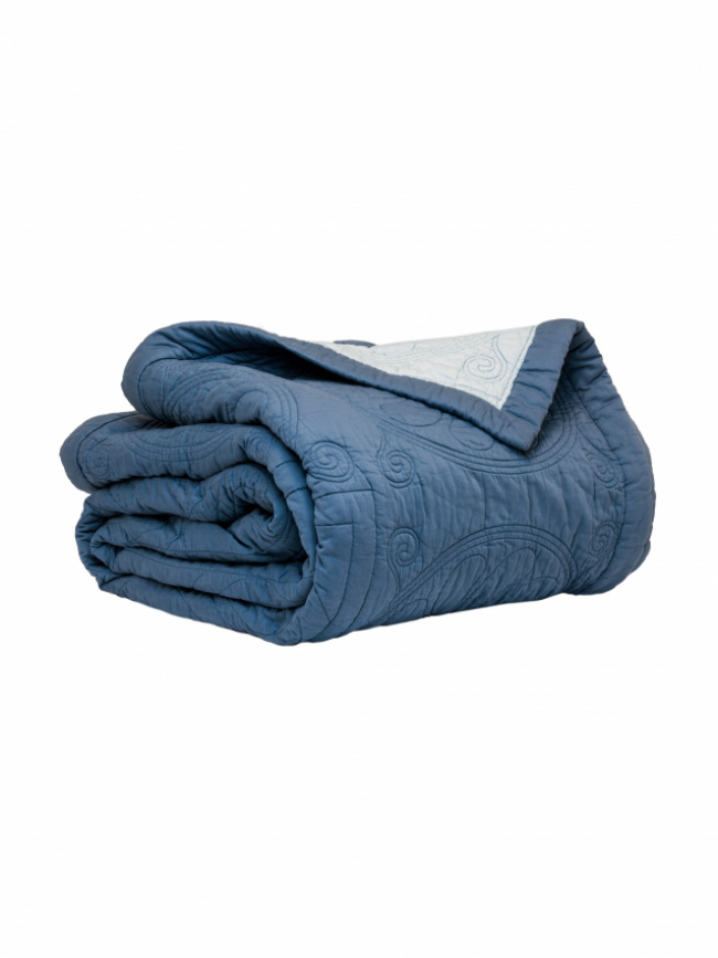 Mille Notti Bedspread Durham Dawn Blue/Light Blue