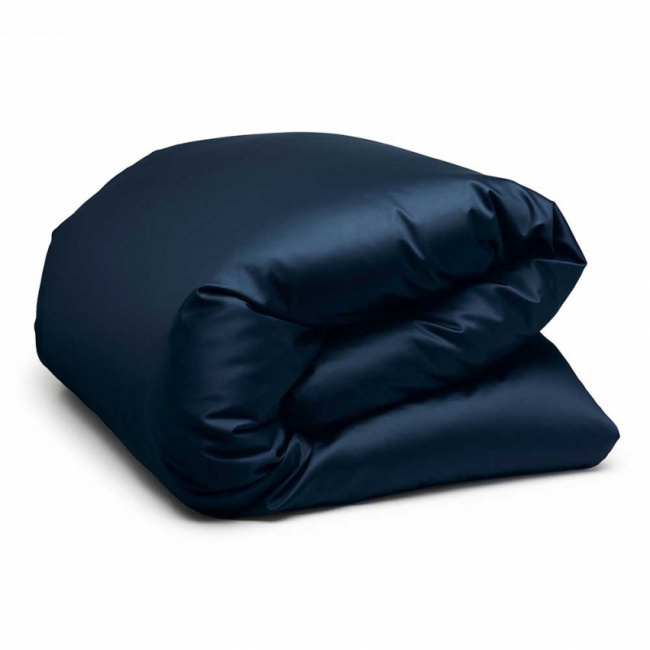 Hästens Satin Pure dynebetræk Navy