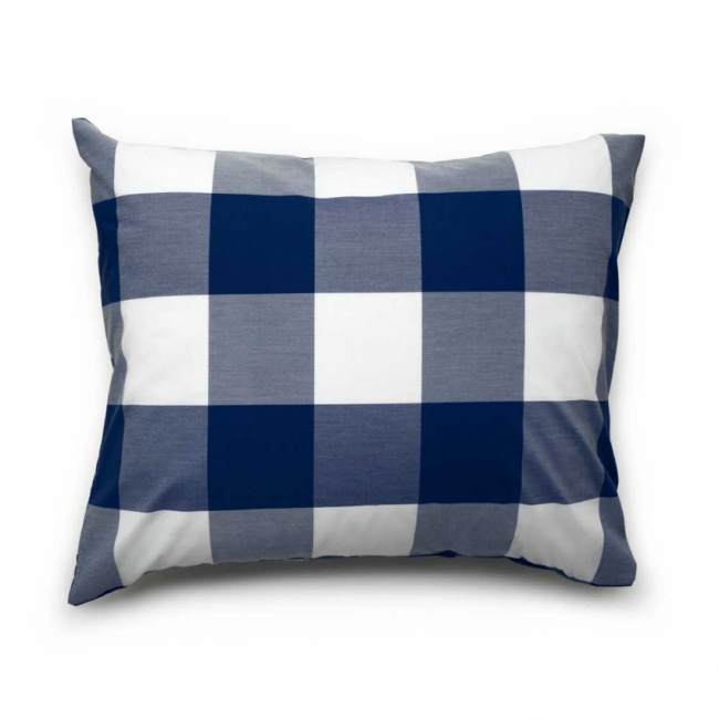 Hästens Original Double Blue Check Pudebetræk