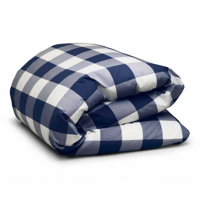 Hästens Original Double Blue Check Pudebetræk