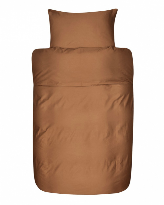 Hoie Dynebetræk Sæt Elegance Premium Satin Rust