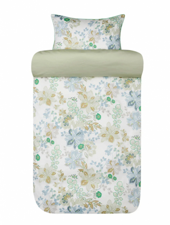 Hoie Duvet Cover Set Cassandra Light Green 150x210 cm
