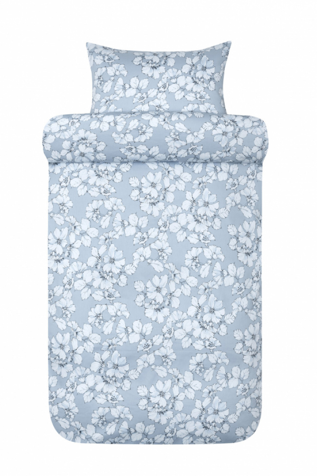 Hoie Duvet Cover Set Amelia Shower Blue 150x210 cm