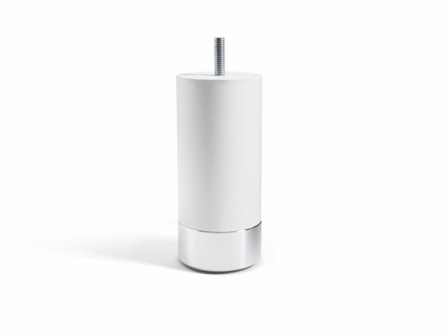 Carpe Diem Beds Sengeben Cylinder Hvid med aluminiumsfod