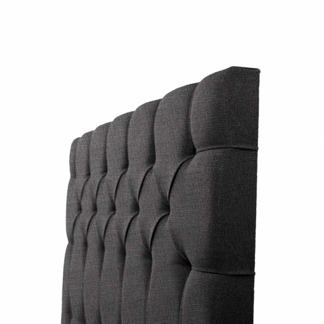 Tempur Bed Headboard Promise Stitch Dark grey
