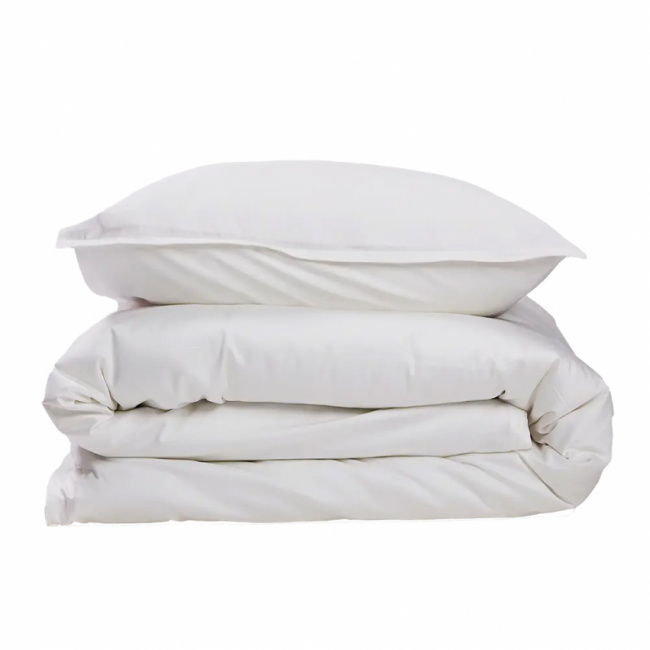 Gripsholm Dynebetræk sæt Bamboo Solid White