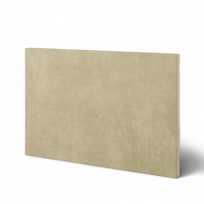 Oak Bed Headboard Smooth High Gloss Sand