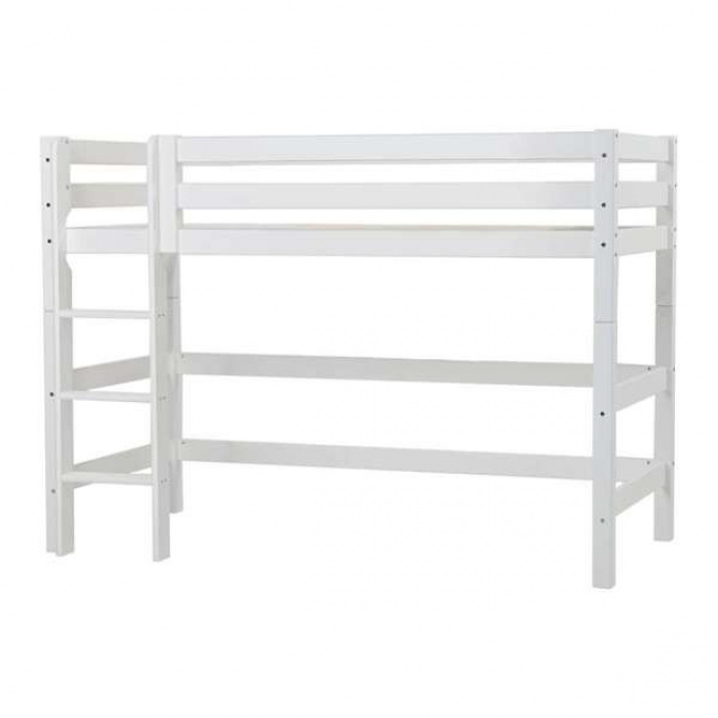 Hoppekids Eco Luxury Mellemhøj Seng med lige stige 90x200 cm