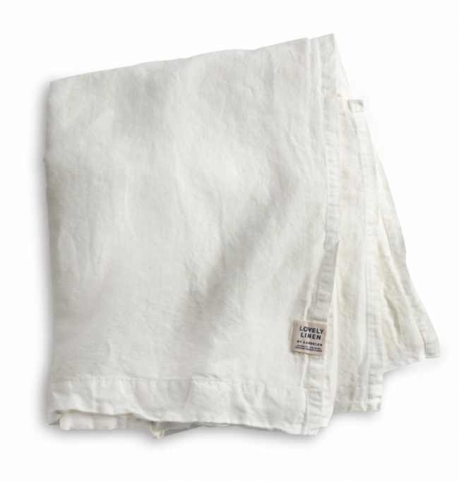 Lovely Linen Heaven Underlakan Optical White