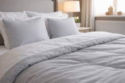Beach House Duvet Cover Fold Fog