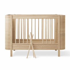Oliver Furniture Wood Crib Mini Oak incl. Junior kit