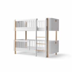 Oliver Furniture Wood Mini Bunk Bed Low White/Oak