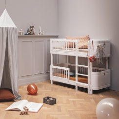 Oliver Furniture Wood Mini Loft Bed Low White