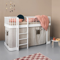 Oliver Furniture Wood Original Lav Højseng Hvid
