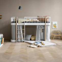 Oliver Furniture Wood Original Lav Højseng Hvid/Eg