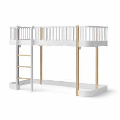 Oliver Furniture Wood Original Lav Højseng Hvid/Eg