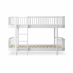 Oliver Furniture Wood Original Low Bunk Bed White