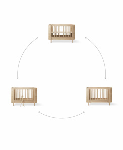 Oliver Furniture Wood Crib Mini Oak
