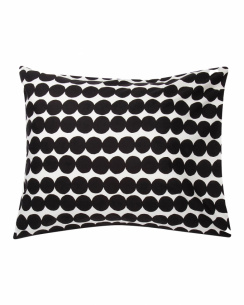 Marimekko Tyynyliina Räsymatto Black/White 50x60 cm