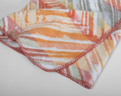 Värnamo of Sweden Square throw 150x200 cm Orange/Green