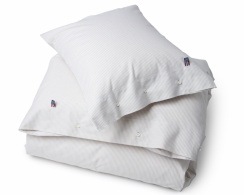 Lexington Icons Pin Point Dynebetræk Beige/White