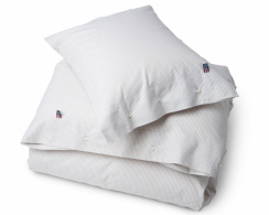 Lexington Icons Pin Point Dynebetræk Beige/White