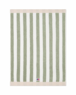 Lexington Block Striped pyyhe Vintage Green/White/Moonbeam 