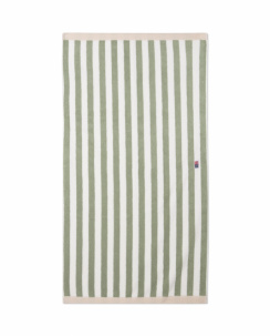 Lexington Block Striped pyyhe Vintage Green/White/Moonbeam 