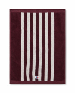 Lexington Striped Terry Håndklæde Fig/Snow White