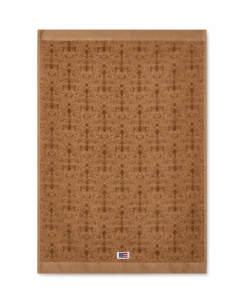Lexington Velour Jacquard Ornament Towel Fudge