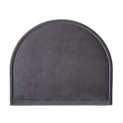 Mille Notti Luna Headboard Velvet Dark Grey