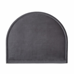 Mille Notti Luna Headboard Velvet Dark Grey