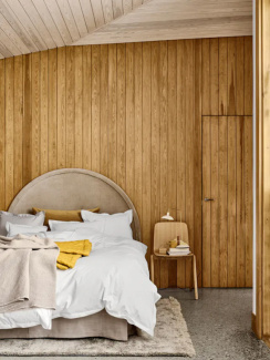 Mille Notti Luna Gavl Fløjl Beige
