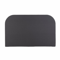 Mille Notti Bianca Headboard Velvet Dark Gray