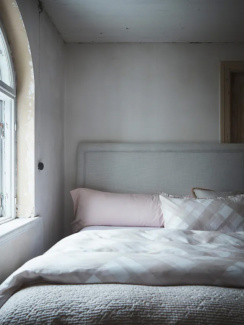Mille Notti Ravenna Headboard Linen Ivory