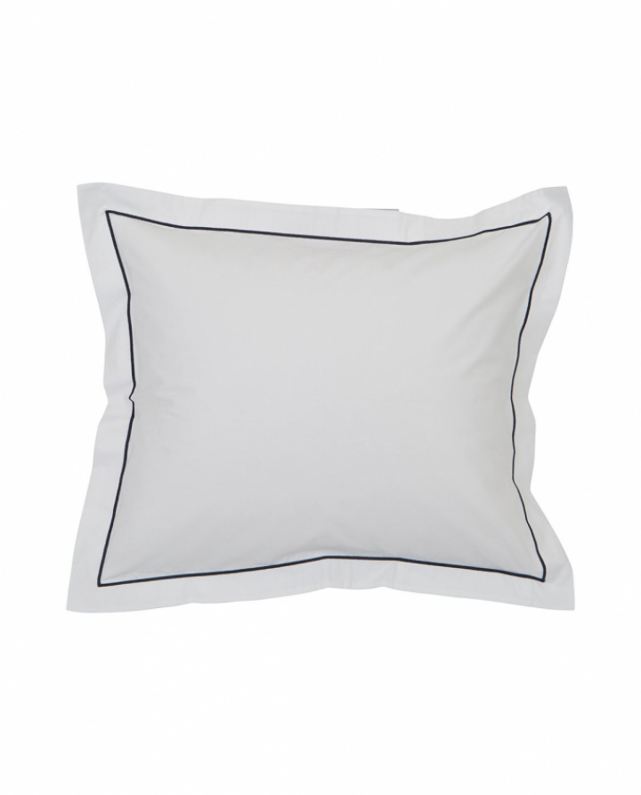 Lexington Hotel Collection Pillowcase Percale White/ Blue