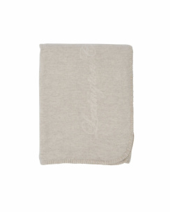 Lexington Hotel Collection Blanket White/ Beige