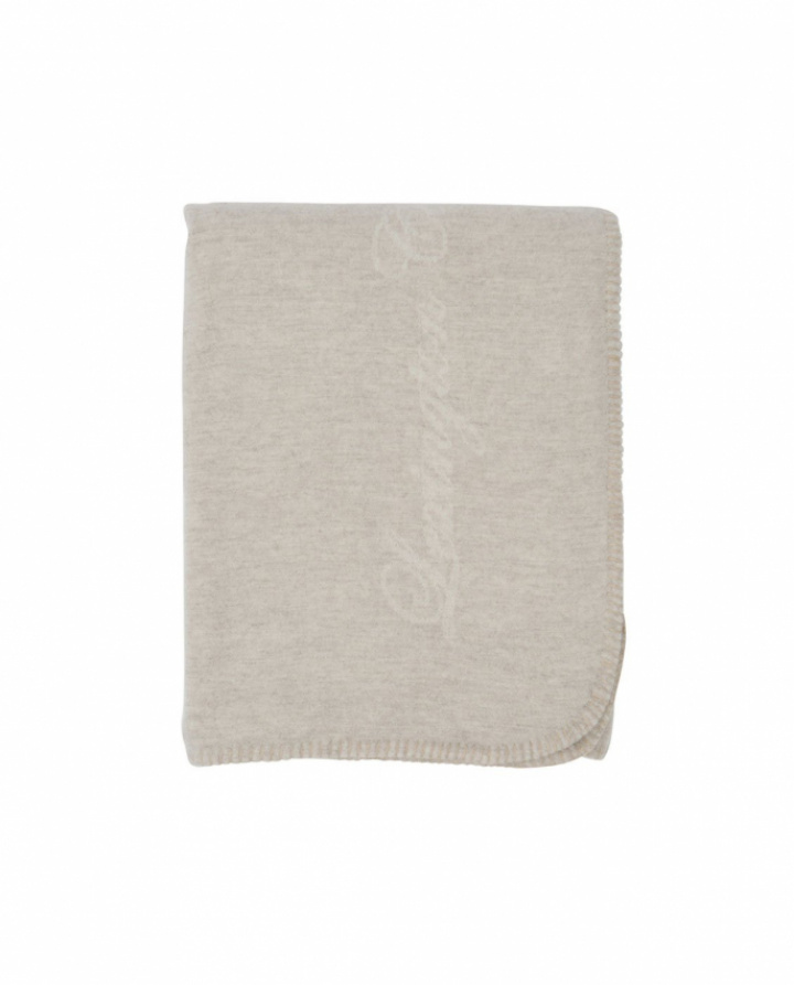 Lexington Hotel Collection Blanket White/ Beige
