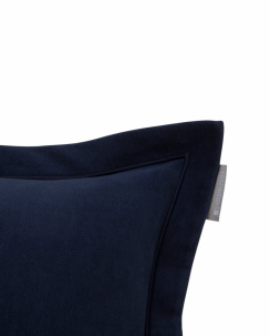 Lexington Hotel Collection Velvet Sham/ Pudebetræk With Embroidery Dark Blue