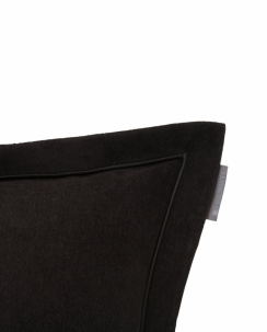 Lexington Hotel Collection Velvet Sham/ Pudebetræk With Embroidery Dark Grey