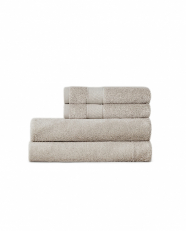 Lexington Hotel Cotton/Modal/Mulberry Silk Towel Silver