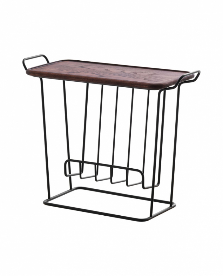 Maze Minnie Mae Sidobord med bricka Black/Dark Ash