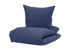 Borås Cotton Cloud Dynebetræk Deep Blue 150x210 cm