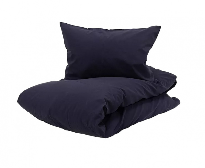 Turiform Chill Duvet Cover Set Dark Blue 150x210 cm