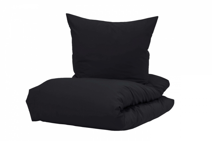 Borås Cotton Cloud Påslakanset Black 150x210 cm i gruppen Sengetøj / Brands / Borås Cotton Sengetøj hos Sängvaruhuset Elgen (116182)